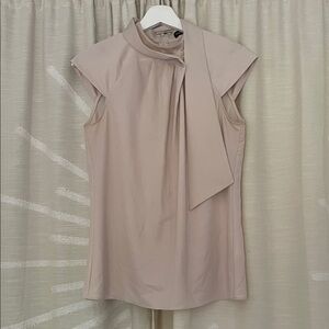 Karen Millen Blush Blouse with Bow Detail